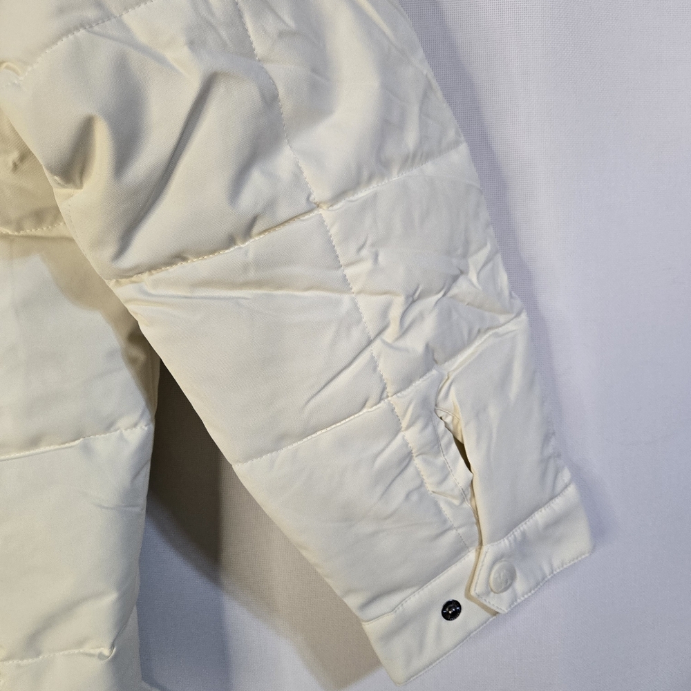 Camel Crown Women Size  XL Cream Hooded Half Zip  Puffer Pullover Jacket NWT - Picture 7 of 12